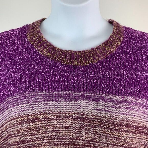 Lane Bryant sz 22 24 2X Sweater Long Sleeve Colorful Striped New NWT - Picture 2 of 7